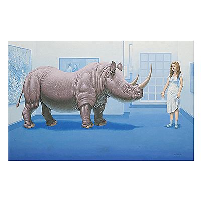 Rhino, 2009 by Guy Colwell - Auction record, sale price, and art valuation. Compare with similar artists and explore comparable artworks.