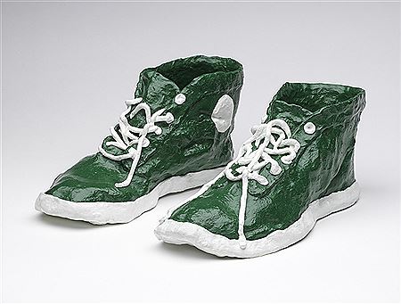 Green Running Shoes by Gathie Falk - Auction record, sale price, and art valuation. Compare with similar artists and explore comparable artworks.