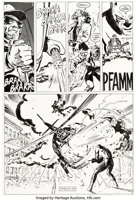 Daredevil #233 Story Page 8 Original Art (Marvel, 1986) by David Mazzucchelli - Auction record, sale price, and art valuation. Compare with similar artists and explore comparable artworks.
