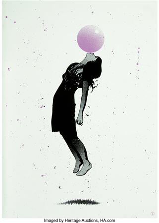 Sample artwork by Eelus (Born 1979), known for street art painting - View similar artists and auction records