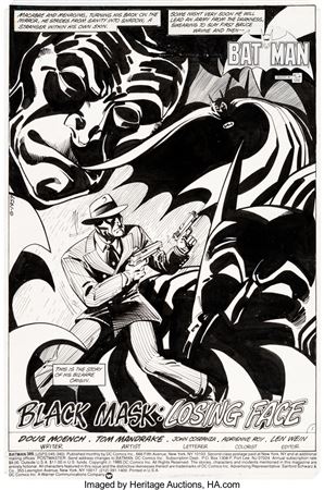 Sample artwork by Tom Mandrake (Born 1956), known for comics - View similar artists and auction records
