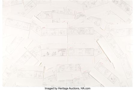 Garfield Daily Comic Strip Preliminary Group of Approximately 625 (United Feature Syndicate, 1988) by Jim Davis - Auction record, sale price, and art valuation. Compare with similar artists and explore comparable artworks.