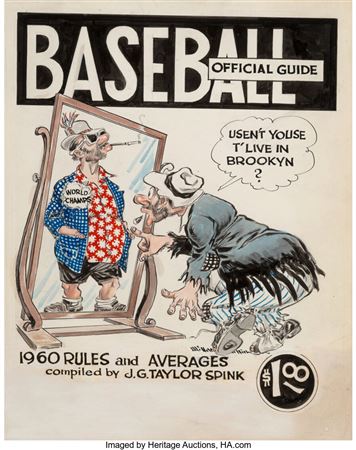 World Champions, Baseball Guide cover, 1960 by Willard Mullin - Auction record, sale price, and art valuation. Compare with similar artists and explore comparable artworks.