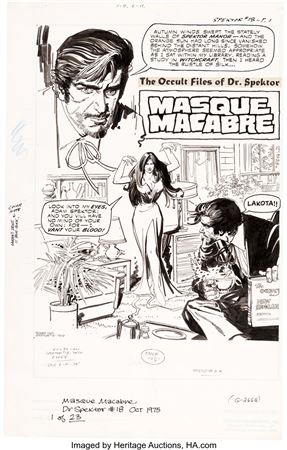 Sample artwork by Jesse Santos (Born 1928), known for comic illustration - View similar artists and auction records