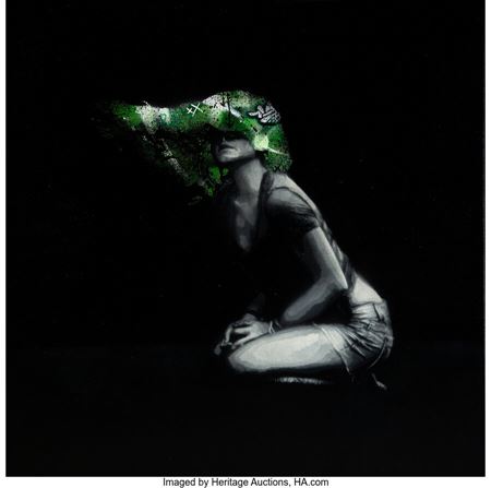 Sample artwork by Snik (Born 1981), known for street art painting - View similar artists and auction records