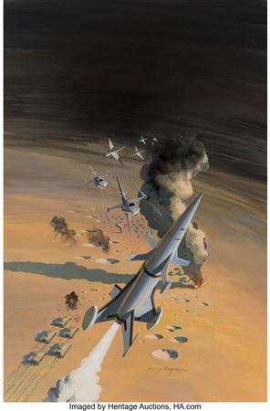 Sample artwork by Harry Borgman (Born 1928), known for illustrator, landscape - View similar artists and auction records