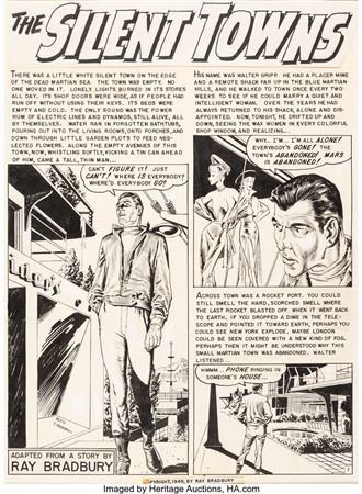 Sample artwork by Reed Crandall (1917 - 1982), known for comic book and magazine illustration, penciller - View similar artists and auction records