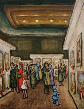Hoosier Salon by Simon Baus - Auction record, sale price, and art valuation. Compare with similar artists and explore comparable artworks.