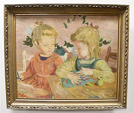 Girls At Play by Donald Mattison - Auction record, sale price, and art valuation. Compare with similar artists and explore comparable artworks.