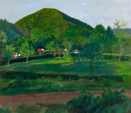 Sample artwork by Karoly Ferenczy (1862 - 1917), known for impressionist and post impressionist painting, printmaking, teaching - View similar artists and auction records