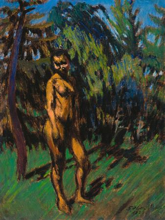 Sample artwork by Laszlo Hollo (1887 - 1976), known for painting - View similar artists and auction records