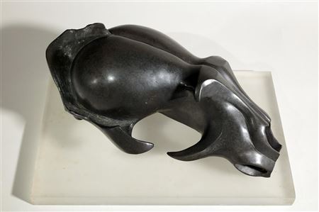 Untitled (animal skull) by Nancy Webb - Auction record, sale price, and art valuation. Compare with similar artists and explore comparable artworks.