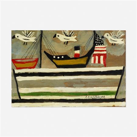 Ship by Aaron Birnbaum - Auction record, sale price, and art valuation. Compare with similar artists and explore comparable artworks.
