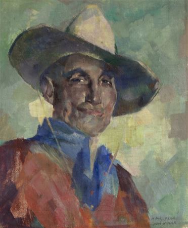 New Mexican Cowboy by Hans Paap - Auction record, sale price, and art valuation. Compare with similar artists and explore comparable artworks.