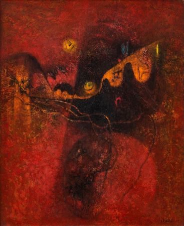 Paysage Rouge by Lebadang - Auction record, sale price, and art valuation. Compare with similar artists and explore comparable artworks.