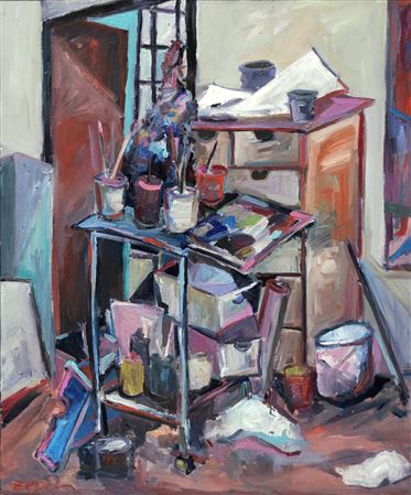 Der Maltisch (im Atelier). by Silvio Zesch - Auction record, sale price, and art valuation. Compare with similar artists and explore comparable artworks.
