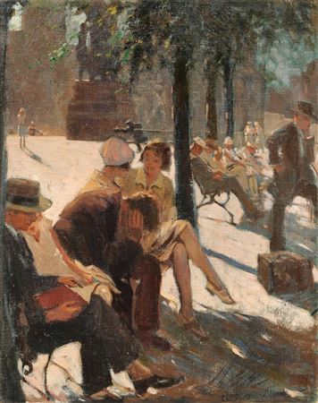 Sample artwork by Georg Richter-Lussnitz (1891 - 1938), known for painting - View similar artists and auction records
