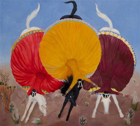 Bareback Riders by Dorothy Eugenie Brett - Auction record, sale price, and art valuation. Compare with similar artists and explore comparable artworks.