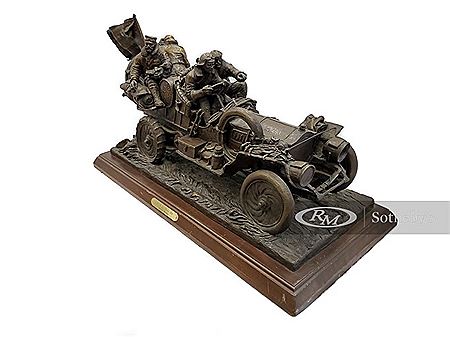 Sample artwork by Stanley Wanlass (Born 1941), known for automotive sculptor, painter - View similar artists and auction records