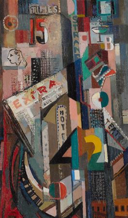 Study for "Forty-Second Street" by Theodore Roszak - Auction record, sale price, and art valuation. Compare with similar artists and explore comparable artworks.