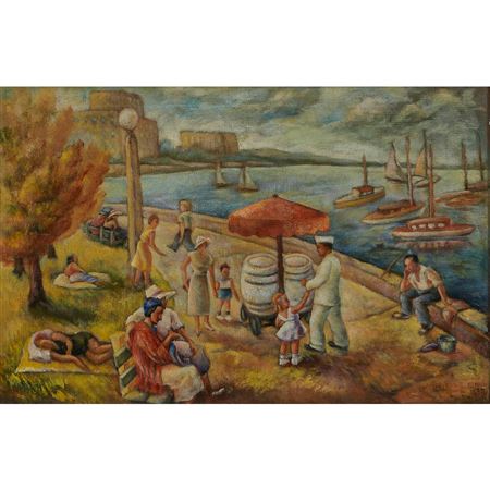 Sample artwork by Louise Yochim (1909 - 2003), known for painter, lithography - View similar artists and auction records