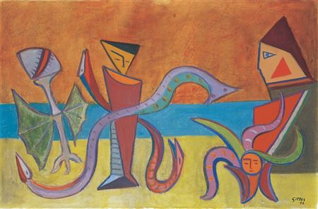 ”Laokoon”. 1952 by Werner Gilles - Auction record, sale price, and art valuation. Compare with similar artists and explore comparable artworks.