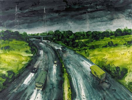 Autobahn by Sven Kroner - Auction record, sale price, and art valuation. Compare with similar artists and explore comparable artworks.