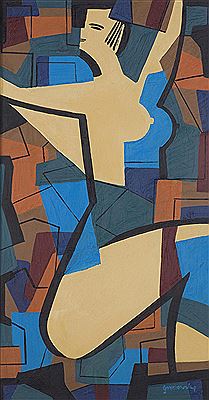 CUBISTIC ACT by Tadeusz Gronowski - Auction record, sale price, and art valuation. Compare with similar artists and explore comparable artworks.