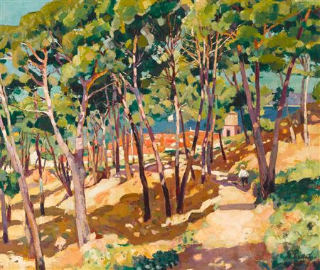 Sample artwork by Adolphe Keller (1880 - 1968), known for painting - View similar artists and auction records