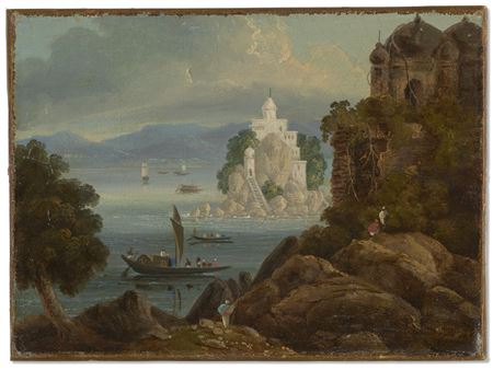 Sample artwork by Charles D'Oyly (1781 - 1845), known for landscape, figure, genre painting - View similar artists and auction records