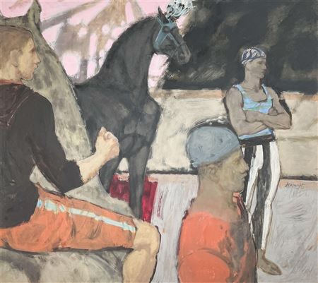 Acrobats by Avel De Knight - Auction record, sale price, and art valuation. Compare with similar artists and explore comparable artworks.