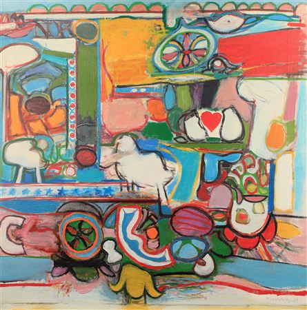 "Untitled or Down the Rabbit Hole, 1963 & 1965" by David McManaway - Auction record, sale price, and art valuation. Compare with similar artists and explore comparable artworks.