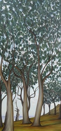 Sample artwork by Michael Moore (Born 1956), known for painting - View similar artists and auction records