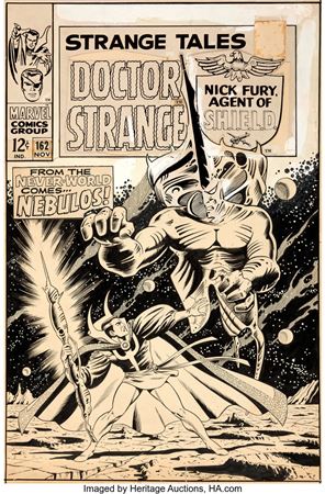 Dan Adkins Strange Tales #162 Doctor Strange Cover Original Art (Marvel, 1967) by Dan Adkins - Auction record, sale price, and art valuation. Compare with similar artists and explore comparable artworks.