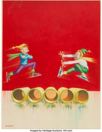 Kelly Freas MAD #70 Cover Painting Original Art (EC, 1962) by Frank Freas - Auction record, sale price, and art valuation. Compare with similar artists and explore comparable artworks.