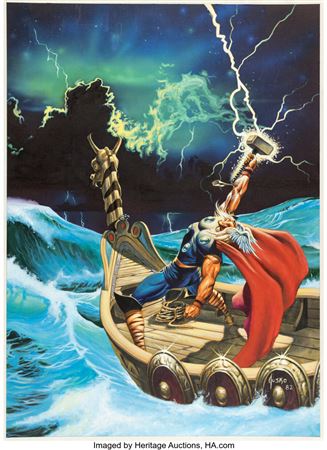 Joe Jusko Bizarre Adventures #32 Cover Thor Original Art (Marvel, 1982) by Joe Jusko - Auction record, sale price, and art valuation. Compare with similar artists and explore comparable artworks.