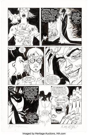 Sandman #65 Story Page 11 Original Art (DC/Vertigo, 1994) by Marc Hempel - Auction record, sale price, and art valuation. Compare with similar artists and explore comparable artworks.