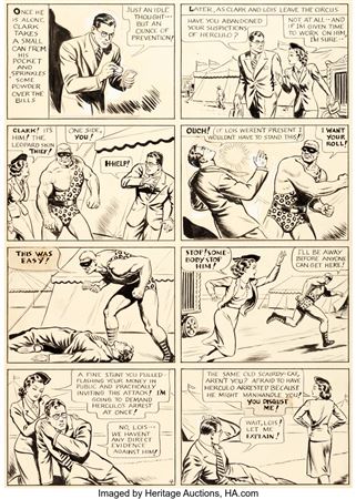 Jack Burnley (as Joe Shuster)) Action Comics #28 Story Page 4 Original Art (DC, 1940). by Jack Burnley - Auction record, sale price, and art valuation. Compare with similar artists and explore comparable artworks.