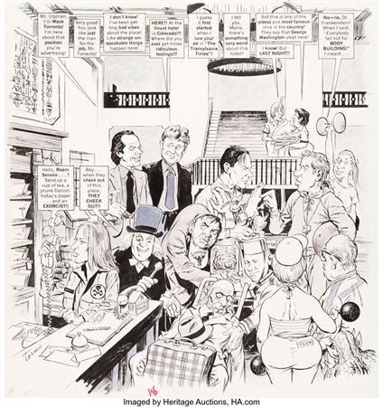 Sample artwork by Angelo Torres (Born 1932), known for comics, illustration - View similar artists and auction records
