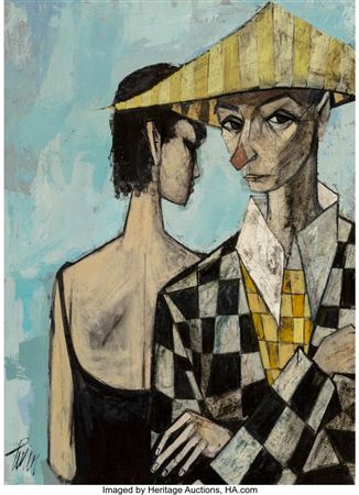 Harlequin et sa dame by Charles Levier - Auction record, sale price, and art valuation. Compare with similar artists and explore comparable artworks.