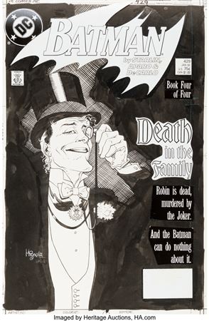 Batman #429 Cover Joker Original Art (DC, 1989) by Mike Mignola - Auction record, sale price, and art valuation. Compare with similar artists and explore comparable artworks.