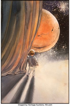 Sample artwork by Jon Muth (Born 1960), known for book illustration - View similar artists and auction records