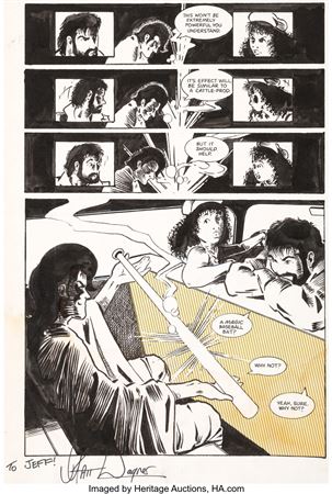 Mage: The Hero Discovered #3 Story Page 17 Original Art (Comico, 1984) by Matt Wagner - Auction record, sale price, and art valuation. Compare with similar artists and explore comparable artworks.