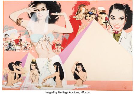 Sample artwork by Jon Whitcomb (1906 - 1988), known for illustrator-romance genre-faces - View similar artists and auction records