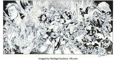 Sample artwork by Ivan Reis (Born 1976), known for comic artist - View similar artists and auction records