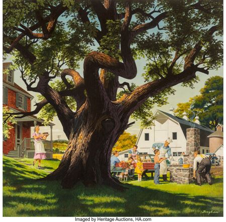 Country Gentleman cover by James Bingham - Auction record, sale price, and art valuation. Compare with similar artists and explore comparable artworks.
