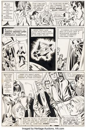 Dick Dillin and Joe Giella Justice League #89 Near Complete 22-Page Story "The Most Dangerous Dreams of All!" Original Art Group of 21 (DC, 1971) by Dick Dillin - Auction record, sale price, and art valuation. Compare with similar artists and explore comparable artworks.