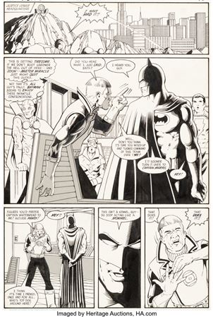 Keith Giffen, Kevin Maguire, and Al Gordon Justice League #5 Story Page 12 Guy Gardner/Batman Original Art (DC, 1987) by Keith Giffen - Auction record, sale price, and art valuation. Compare with similar artists and explore comparable artworks.
