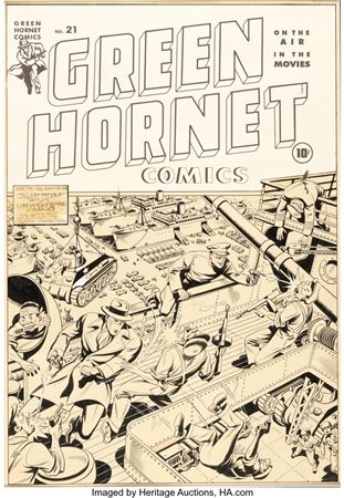 Sample artwork by Alex Schomburg (1905 - 1998), known for genre-science fiction, illustrator - View similar artists and auction records