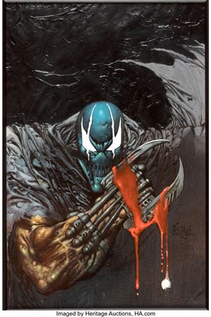 Sample artwork by Simon Bisley (Born 1962), known for comic book artist, penciller, inker, colorist - View similar artists and auction records